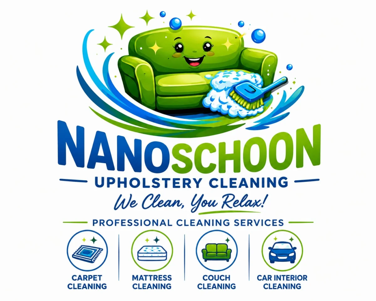 Professional upholstery cleaning in action